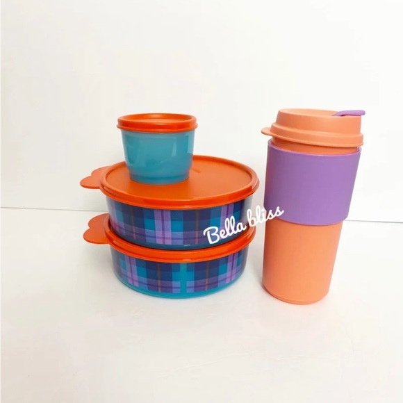 New ! Tupperware lunch set - Picture 2 of 2